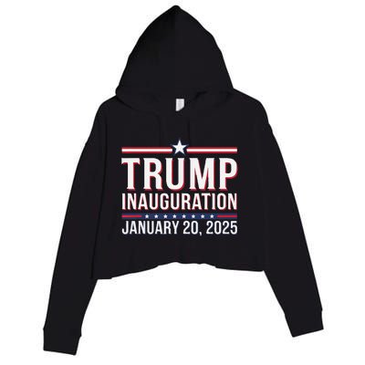 Donald Trump Inauguration Day 2025 Crop Fleece Hoodie