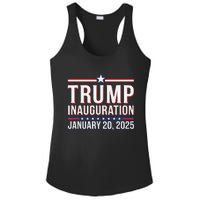 Donald Trump Inauguration Day 2025 Ladies PosiCharge Competitor Racerback Tank