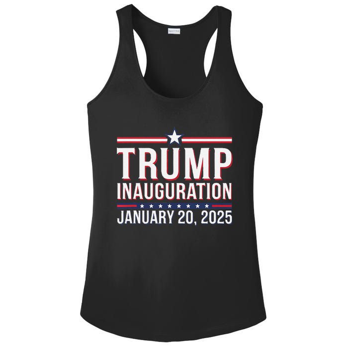 Donald Trump Inauguration Day 2025 Ladies PosiCharge Competitor Racerback Tank