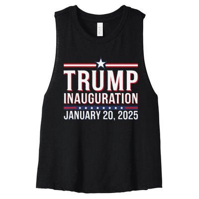 Donald Trump Inauguration Day 2025 Women's Racerback Cropped Tank