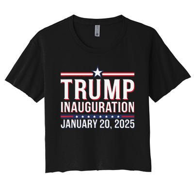 Donald Trump Inauguration Day 2025 Women's Crop Top Tee