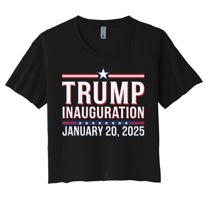 Donald Trump Inauguration Day 2025 Women's Crop Top Tee