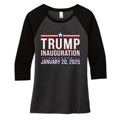 Donald Trump Inauguration Day 2025 Women's Tri-Blend 3/4-Sleeve Raglan Shirt