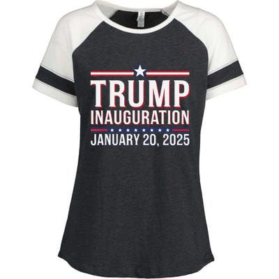 Donald Trump Inauguration Day 2025 Enza Ladies Jersey Colorblock Tee