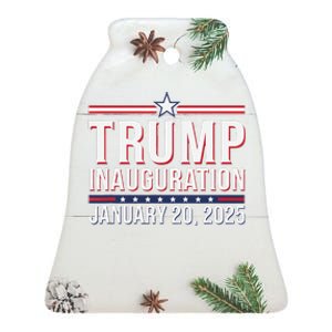 Donald Trump Inauguration Day 2025 Ceramic Bell Ornament