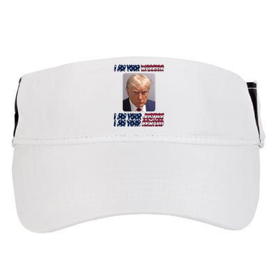 Donald Trump I Am Your Warrior I Am Your Justice I Am Your Reward Adult Drive Performance Visor