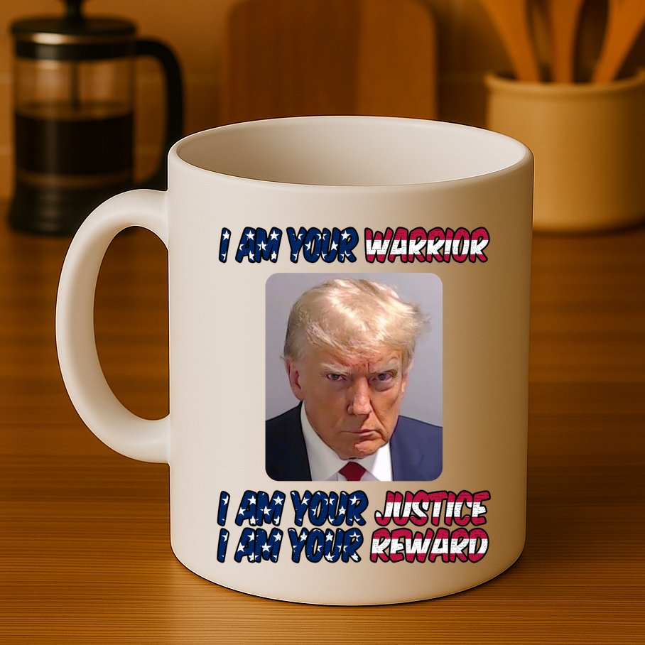 Donald Trump I Am Your Warrior I Am Your Justice I Am Your Reward Mug