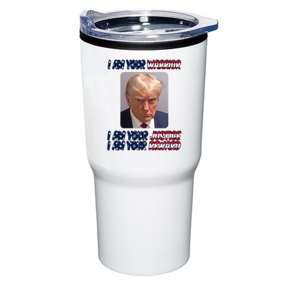 Donald Trump I Am Your Warrior I Am Your Justice I Am Your Reward Tumbler