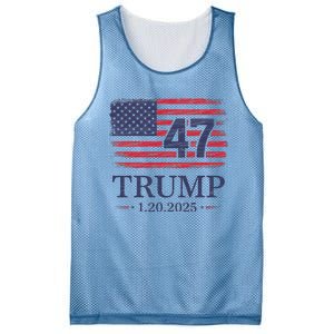 Donald Trump Inaugurationday 2025 47th President Mesh Reversible Basketball Jersey Tank