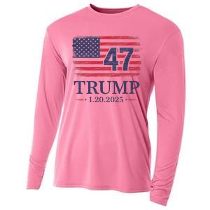 Donald Trump Inaugurationday 2025 47th President Cooling Performance Long Sleeve Crew