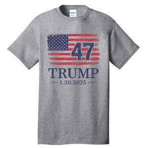 Donald Trump Inaugurationday 2025 47th President Tall T-Shirt