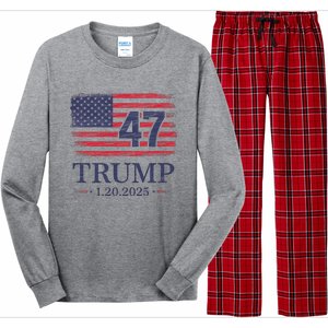 Donald Trump Inaugurationday 2025 47th President Long Sleeve Pajama Set