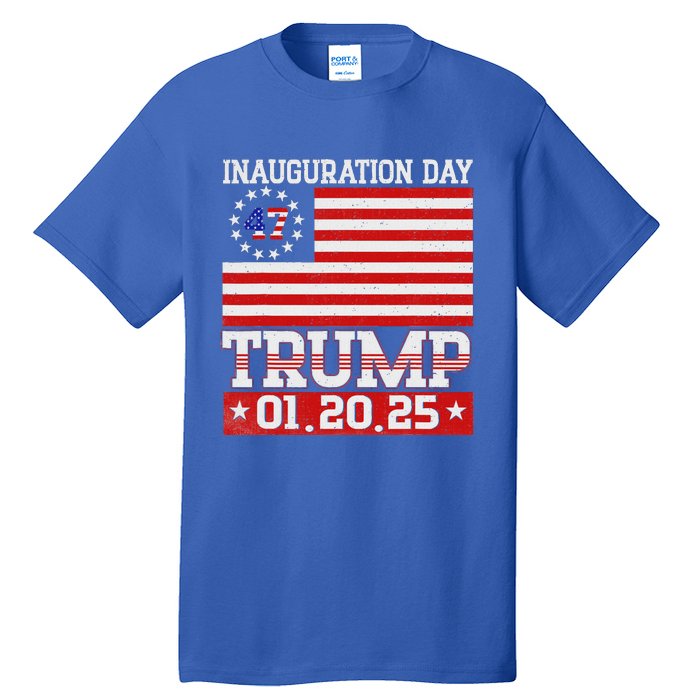 Donald Trump Inauguration Day 2025 47th President Tall T-Shirt