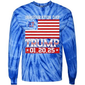 Donald Trump Inauguration Day 2025 47th President Tie-Dye Long Sleeve Shirt