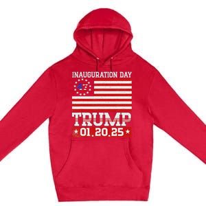 Donald Trump Inauguration Day 2025 47th President Premium Pullover Hoodie