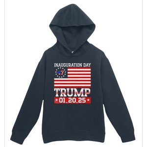 Donald Trump Inauguration Day 2025 47th President Urban Pullover Hoodie