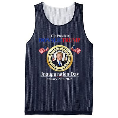 Donald Trump Inauguration Day 2025 47th Usa President Mesh Reversible Basketball Jersey Tank