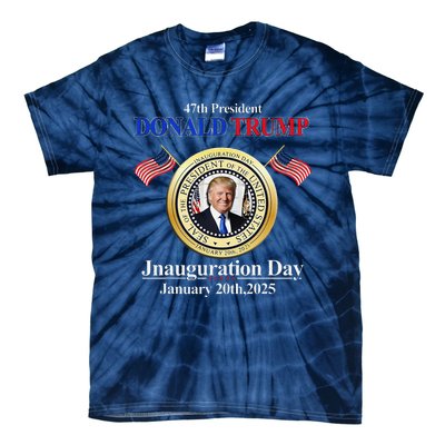 Donald Trump Inauguration Day 2025 47th Usa President Tie-Dye T-Shirt