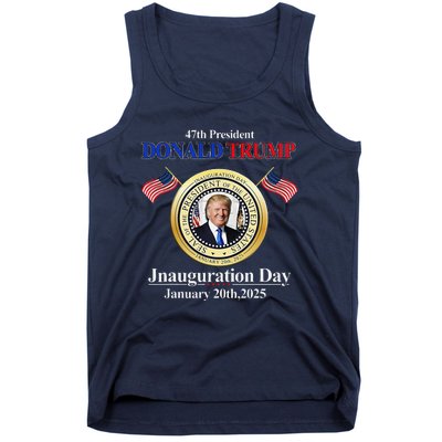 Donald Trump Inauguration Day 2025 47th Usa President Tank Top