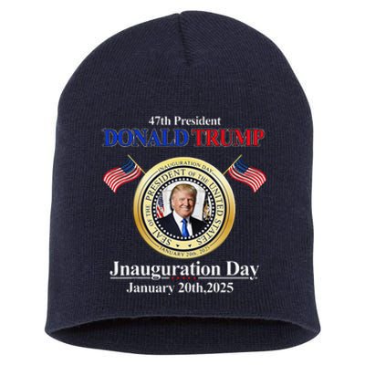 Donald Trump Inauguration Day 2025 47th Usa President Short Acrylic Beanie