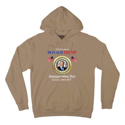 Donald Trump Inauguration Day 2025 47th Usa President Hoodie