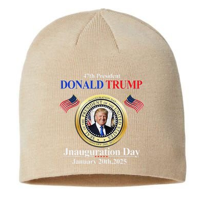 Donald Trump Inauguration Day 2025 47th Usa President Sustainable Beanie