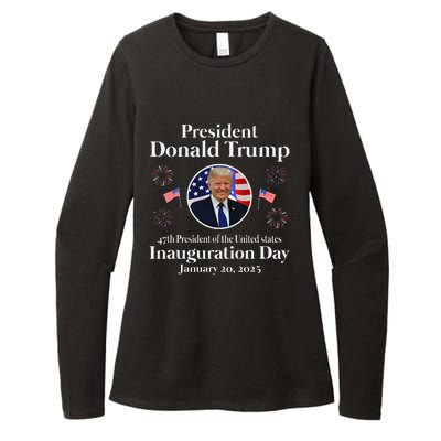 Donald Trump Inauguration Day 2025 47th Usa President Womens CVC Long Sleeve Shirt