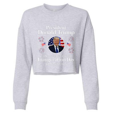 Donald Trump Inauguration Day 2025 47th Usa President Cropped Pullover Crew