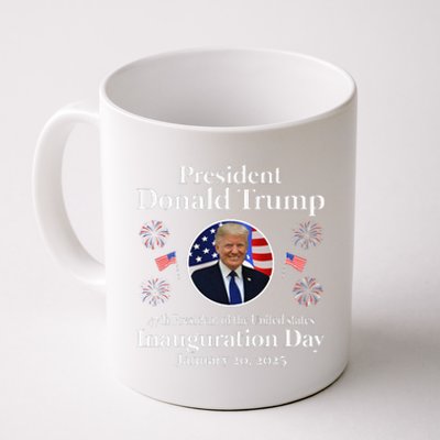 Donald Trump Inauguration Day 2025 47th Usa President Coffee Mug