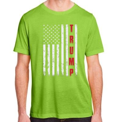 Donald Trump Is My President 4th Of July Usa Trump Flag Gift Adult ChromaSoft Performance T-Shirt