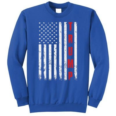 Donald Trump Is My President 4th Of July Usa Trump Flag Gift Sweatshirt