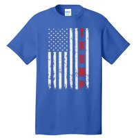 Donald Trump Is My President 4th Of July Usa Trump Flag Gift Tall T-Shirt