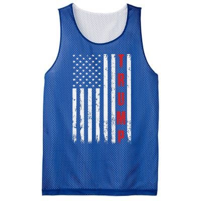 Donald Trump Is My President 4th Of July Usa Trump Flag Gift Mesh Reversible Basketball Jersey Tank