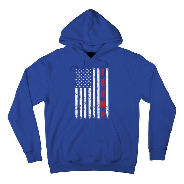 Donald Trump Is My President 4th Of July Usa Trump Flag Gift Tall Hoodie