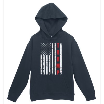 Donald Trump Is My President 4th Of July Usa Trump Flag Gift Urban Pullover Hoodie