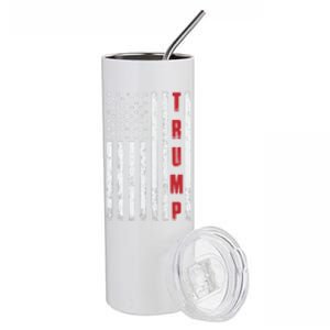 Donald Trump Is My President 4th Of July Usa Trump Flag Gift Stainless Steel Tumbler