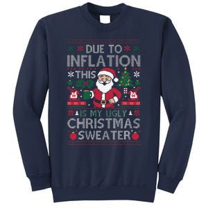 Due To Inflation This Is My Ugly Sweater For Christmas Sweatshirt