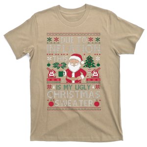 Due To Inflation This Is My Ugly Sweater For Christmas T-Shirt