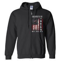 Donald Trump Inauguration Day 2025 47th President Usa Flag Full Zip Hoodie