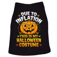 Due To Inflation This Is My Halloween Custome Pumpkin Funny Doggie Tank