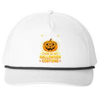 Due To Inflation This Is My Halloween Custome Pumpkin Funny Snapback Five-Panel Rope Hat