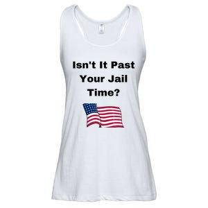 Donald Trump Isn’T It Past Your Jail Time Ladies Essential Flowy Tank