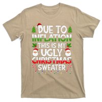 Due To Inflation This Is My Ugly Sweater Family Christmas T-Shirt