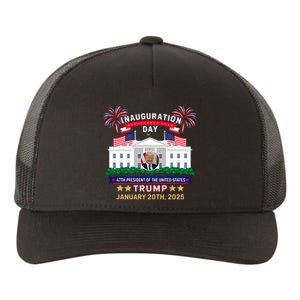 Donald Trump Inauguration Day 2025 47th President 47 Us Flag Yupoong Adult 5-Panel Trucker Hat