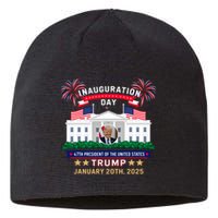 Donald Trump Inauguration Day 2025 47th President 47 Us Flag Sustainable Beanie