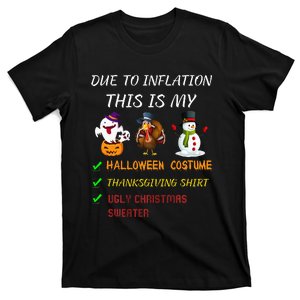 Due To Inflation This Is My Halloween Thanksgiving T-Shirt