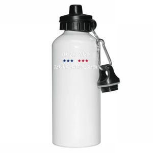 Donald Trump Inauguration 2025 Taking America Back Gift Aluminum Water Bottle