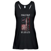 Donald Trump Inauguration Day 2025 47th President Usa Flag Ladies Essential Flowy Tank