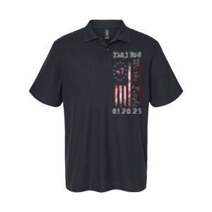 Donald Trump Inauguration Day 2025 47th President Usa Flag Softstyle Adult Sport Polo