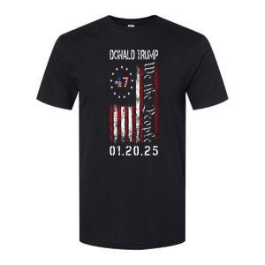 Donald Trump Inauguration Day 2025 47th President Usa Flag Softstyle CVC T-Shirt